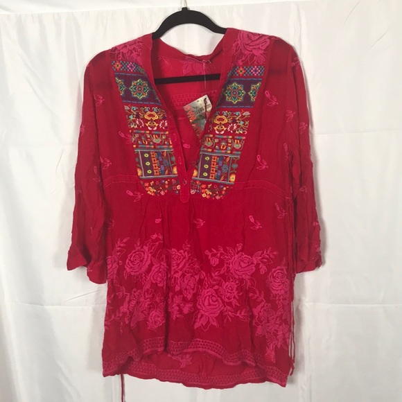 Johnny Was | Tops | Nwt Johnny Was Size Xs 0 Cupra Rayon | Poshmark